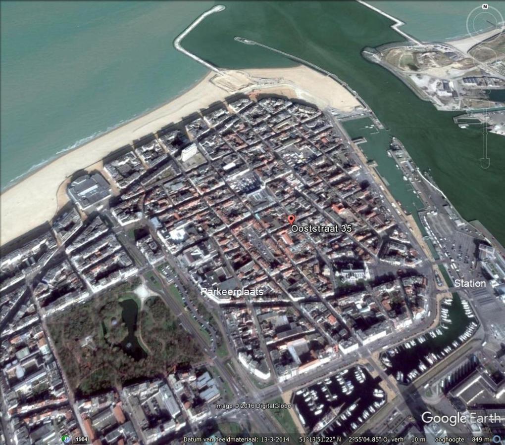 Marjori Oostende Met Gratis Parkeerplaats Eksteriør bilde